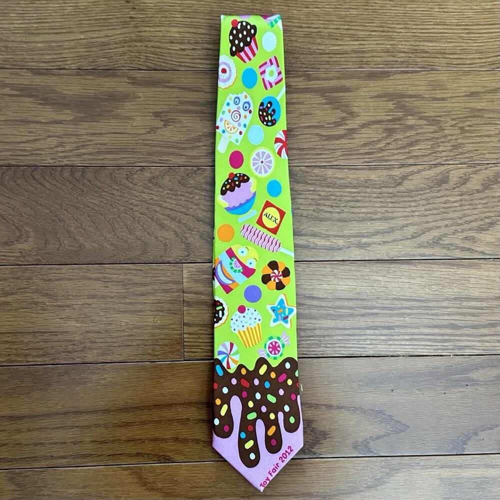Alex‎ Toys Silk Necktie Tie Toy Fair 2012 Candy Dessert Colorful Whimsical